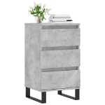 Credenza Grigio Cemento 40x35x70 cm in Legno Multistrato