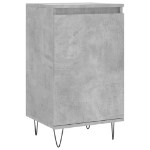 Credenza Grigio Cemento 40x35x70 cm in Legno Multistrato