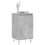 Credenza Grigio Cemento 40x35x70 cm in Legno Multistrato