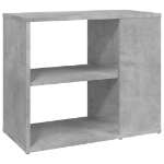 Credenza Grigio Cemento 60x30x50 cm in Legno Multistrato