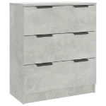 Credenza Grigio Cemento 60x30x70 cm in Legno Multistrato