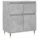 Credenza Grigio Cemento 60x35x70 cm in Legno Multistrato