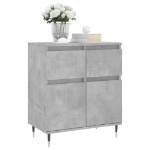 Credenza Grigio Cemento 60x35x70 cm in Legno Multistrato