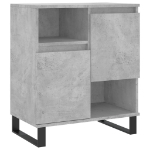 Credenza Grigio Cemento 60x35x70 cm in Legno Multistrato