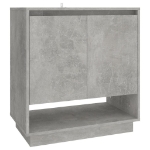 Credenza Grigio Cemento 70x41x75 cm in Truciolato