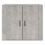 Credenza Grigio Cemento 80x33x70 cm in Legno Multistrato