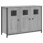 Credenza Grigio Sonoma 100x35x70 cm in Legno Multistrato