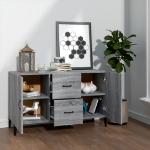 Credenza Grigio Sonoma 100x36x60 cm in Legno Multistrato