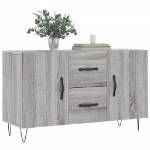 Credenza Grigio Sonoma 100x36x60 cm in Legno Multistrato