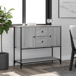 Credenza Grigio Sonoma 100x36x85 cm in Legno Multistrato