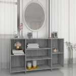 Credenza Grigio Sonoma 120x30x75 cm in Truciolato