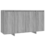 Credenza Grigio Sonoma 135x41x75 cm in Truciolato