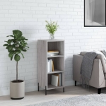 Credenza Grigio Sonoma 34,5x32,5x90 cm in Legno Multistrato