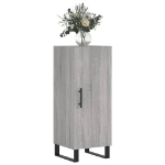 Credenza Grigio Sonoma 34,5x34x90 cm in Legno Multistrato