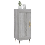 Credenza Grigio Sonoma 34,5x34x90 cm in Legno Multistrato