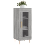 Credenza Grigio Sonoma 34,5x34x90 cm in Legno Multistrato