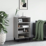 Credenza Grigio Sonoma 57x35x90 cm in Legno Multistrato