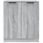 Credenza Grigio Sonoma 60x30x70 cm in Legno Multistrato