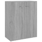 Credenza Grigio Sonoma 60x30x75 cm in Legno Multistrato