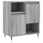 Credenza Grigio Sonoma 60x35x70 cm in Legno Multistrato