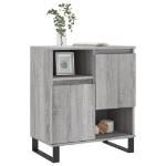 Credenza Grigio Sonoma 60x35x70 cm in Legno Multistrato