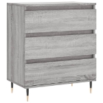 Credenza Grigio Sonoma 60x35x70 cm in Legno Multistrato