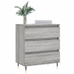 Credenza Grigio Sonoma 60x35x70 cm in Legno Multistrato