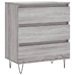 Credenza Grigio Sonoma 60x35x70 cm in Legno Multistrato