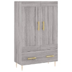 Credenza Grigio Sonoma 69,5x31x115 cm in Legno Multistrato