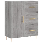 Credenza Grigio Sonoma 69,5x34x90 cm in Legno Multistrato