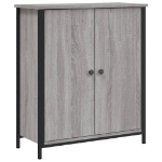 Credenza Grigio Sonoma 70x30x80 cm in Legno Multistrato