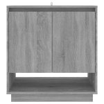 Credenza Grigio Sonoma 70x41x75 cm in Truciolato