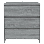 Credenza Grigio Sonoma 70x41x75 cm in Truciolato