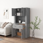 Credenza Grigio Sonoma in Legno Multistrato