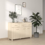 Credenza HAMAR Miele 113x40x80 cm in Legno Massello di Pino