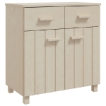 Credenza HAMAR Miele 79x40x80 cm in Legno Massello di Pino