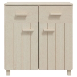 Credenza HAMAR Miele 79x40x80 cm in Legno Massello di Pino