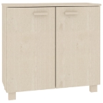 Credenza HAMAR Miele 85x35x80 cm in Legno Massello di Pino