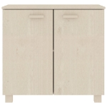 Credenza HAMAR Miele 85x35x80 cm in Legno Massello di Pino