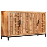 Credenza in Legno Massello di Acacia 145x40x80 cm