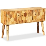 Credenza in Legno Massello di Mango 118x35x75 cm