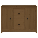 Credenza Miele 100x35x74 cm in Legno Massello di Pino