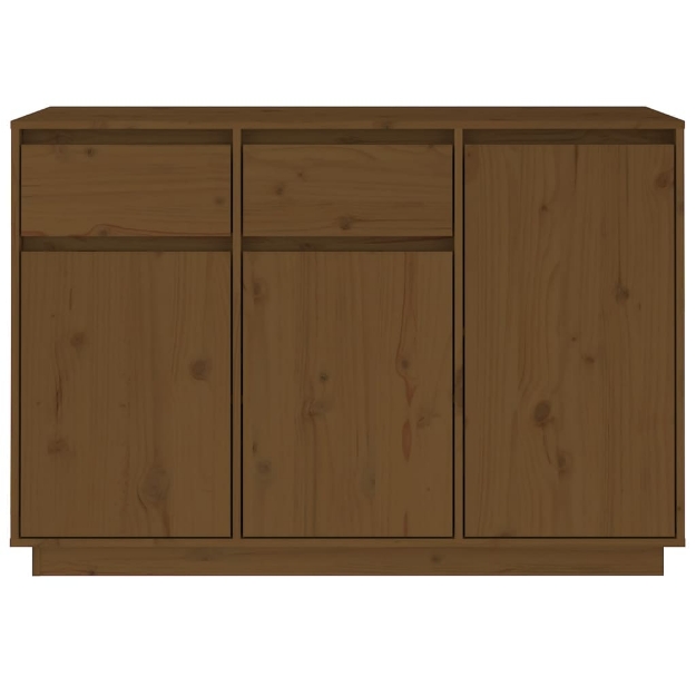 Credenza Miele 110x34x75 cm in Legno Massello di Pino