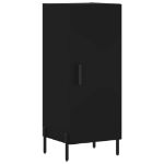 Credenza Nero 34,5x34x90 cm in Legno Multistrato