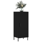 Credenza Nero 34,5x34x90 cm in Legno Multistrato