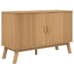 Credenza OLDEN Marrone 114x43x73,5 cm in Legno Massello di Pino