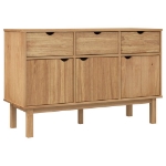 Credenza OTTA 114x43x73,5 cm in Legno Massello di Pino