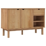 Credenza OTTA 114x43x73,5 cm in Legno Massello di Pino