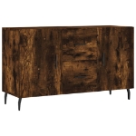 Credenza Rovere Fumo 100x36x60 cm in Legno Multistrato