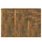 Credenza Rovere Fumo 105x30x75 cm in Legno Multistrato